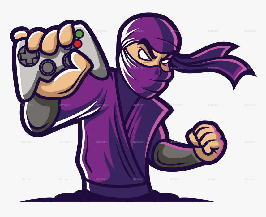 Png Gaming Ninja Logo Color 01 Gaming Ninja - Ninja Gaming Logo Png, Transparent Png, Free Download