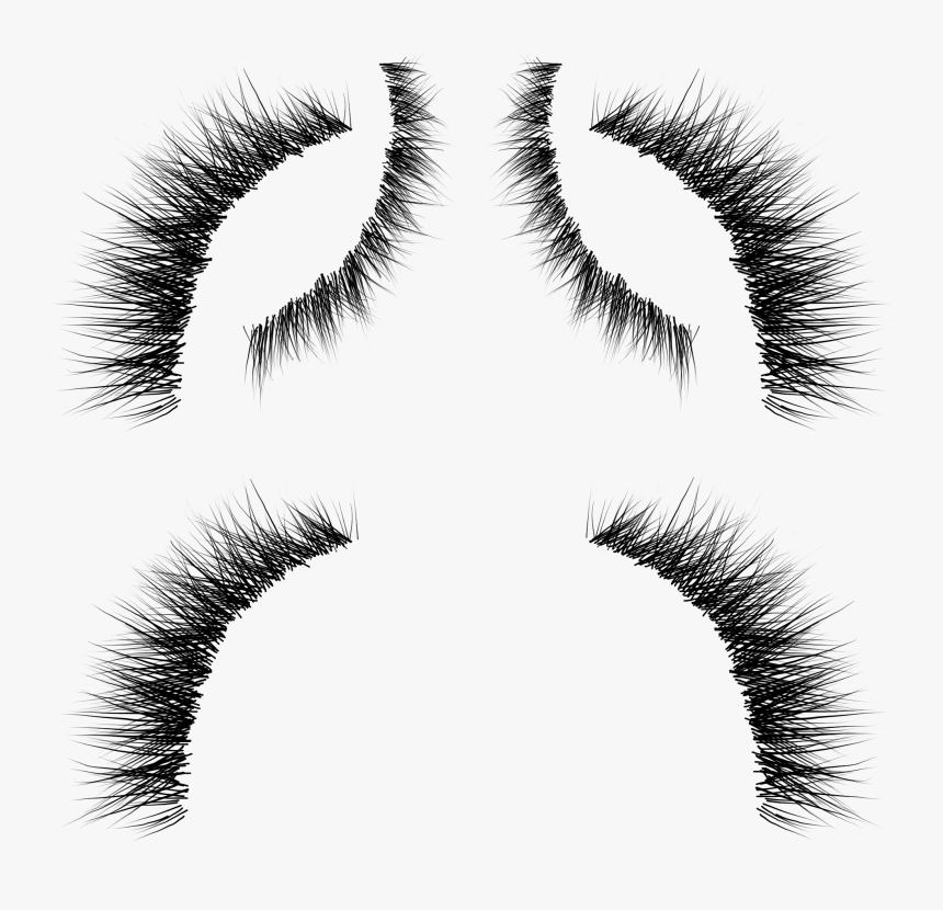 Eyelash Extensions Whiskers Eyebrow Cosmetics - Eyelashes Alpha Texture, HD Png Download, Free Download