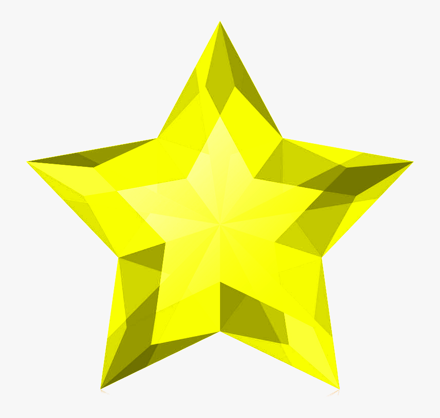 Transparent Crystal Clipart - Gold Star Black Background, HD Png Download, Free Download