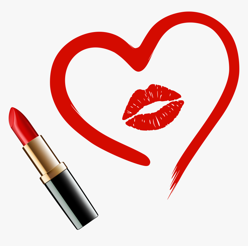 Lipstick Png - Lipstick Heart Vector, Transparent Png, Free Download