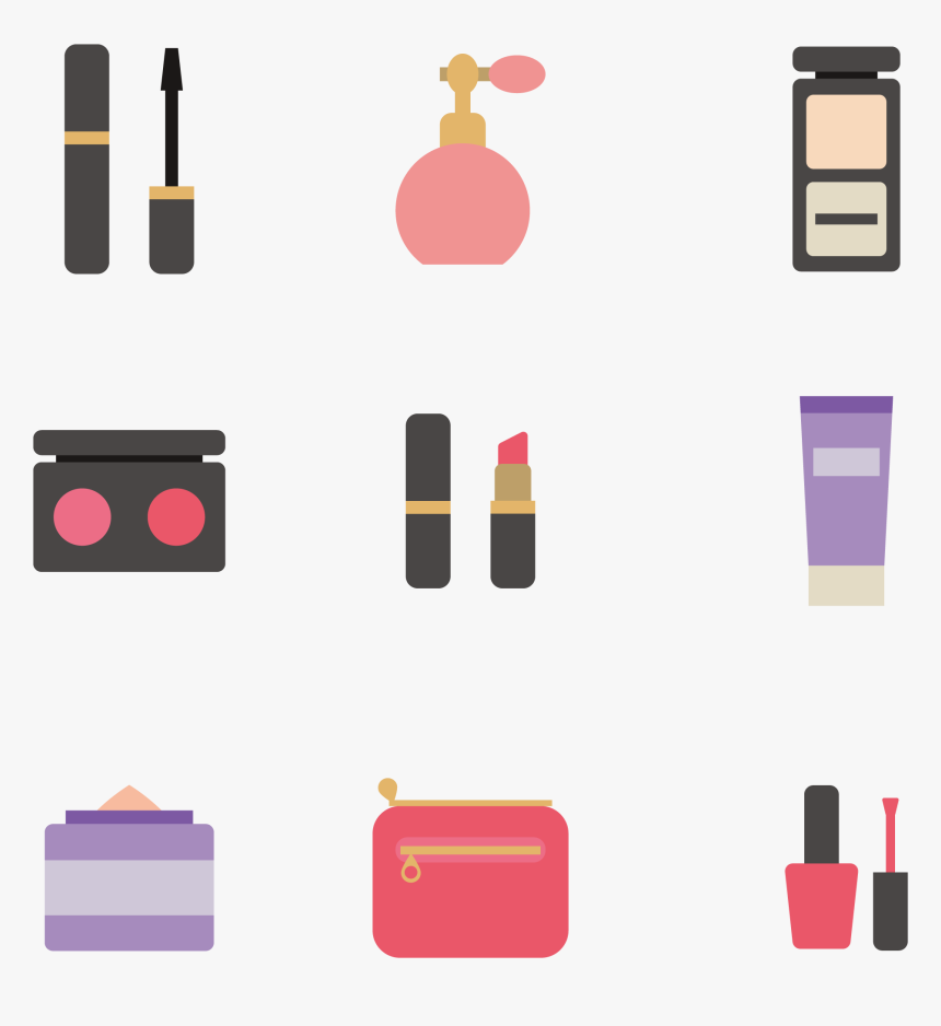 Cosmetics Make-up Lipstick Icon - Makeup Lipstick Icon Png, Transparent Png, Free Download