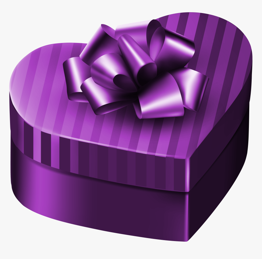 Gift Clipart Parcel - Purple Gift Box Clip Art, HD Png Download, Free Download