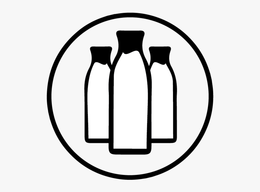 Milk-bottles - Milk Bottle Clipart Png, Transparent Png, Free Download