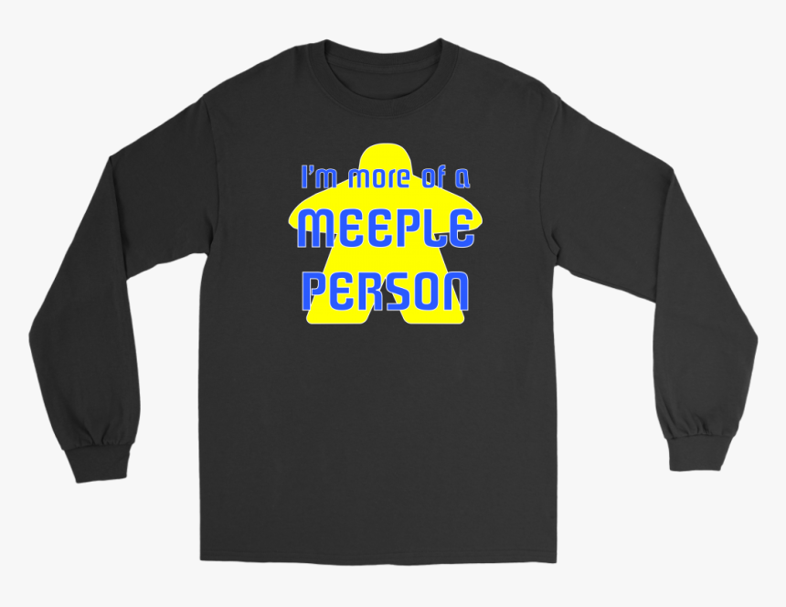 Load Image Into Gallery Viewer, Meeple Person Long - Long-sleeved T-shirt, HD Png Download, Free Download