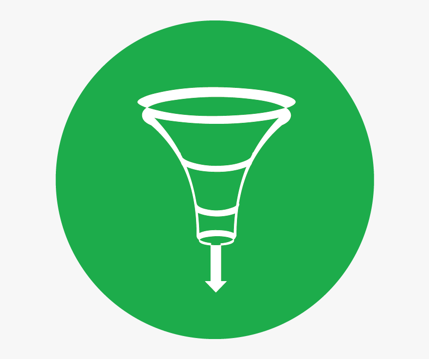 Conversion Funnel Optimization - Marketing Funnel Icon Green, HD Png Download, Free Download