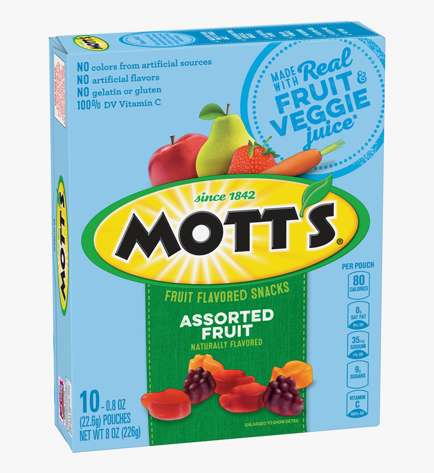 Motts Assorted Fruit Snacks Flavors, HD Png Download, Free Download