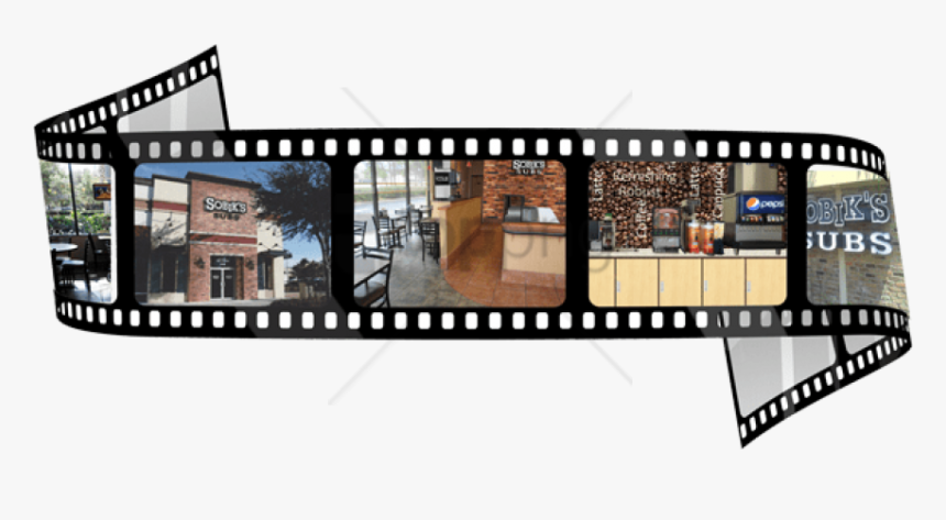 Hanging Film Strip Png , Png Download - Colored Film Strip Png, Transparent Png, Free Download