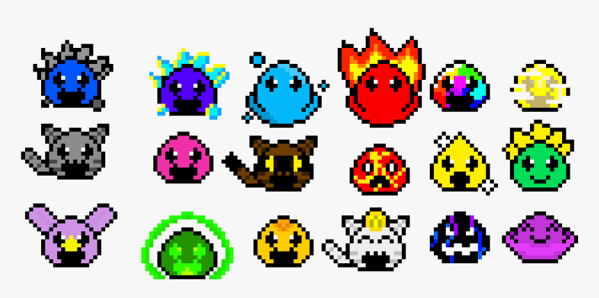 Slime Rancher Slimes - Pixel Art Slime Rancher, HD Png Download, Free Download