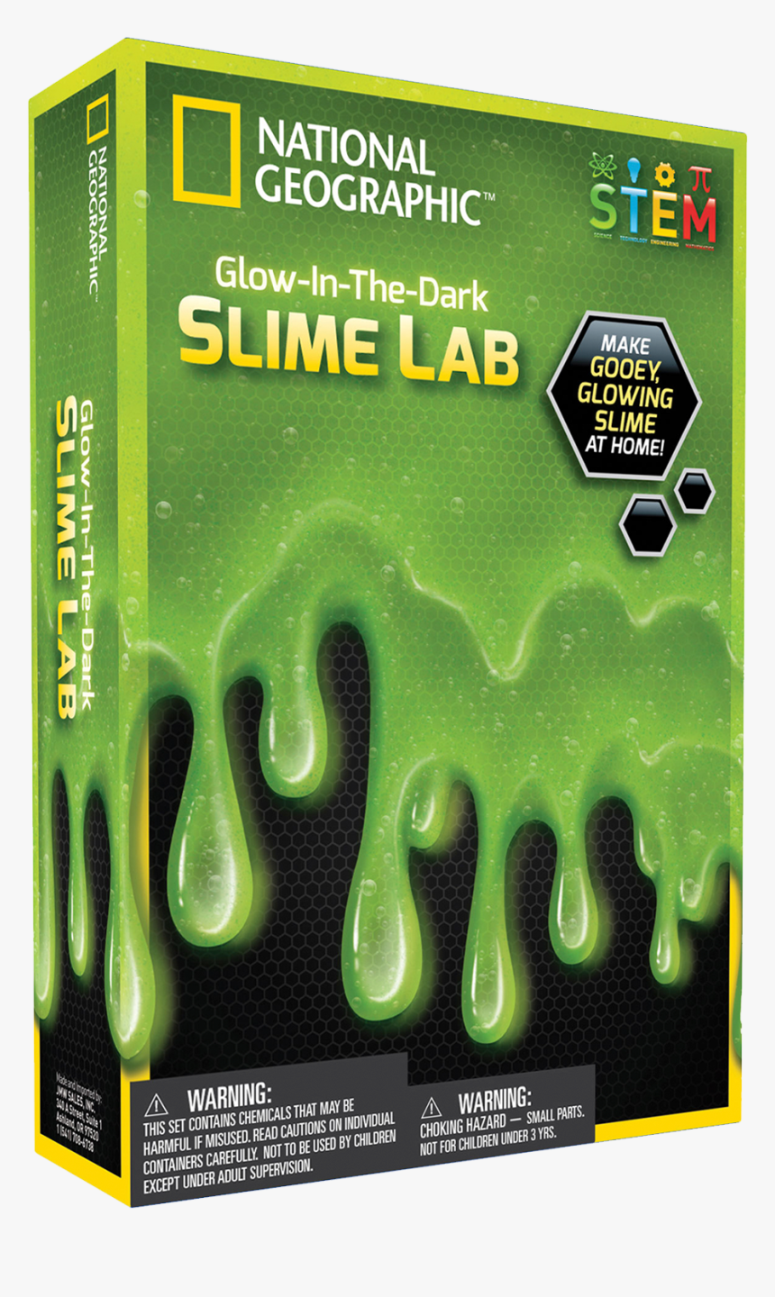Glow In The Dark Slime Lab National Geographic, HD Png Download, Free Download