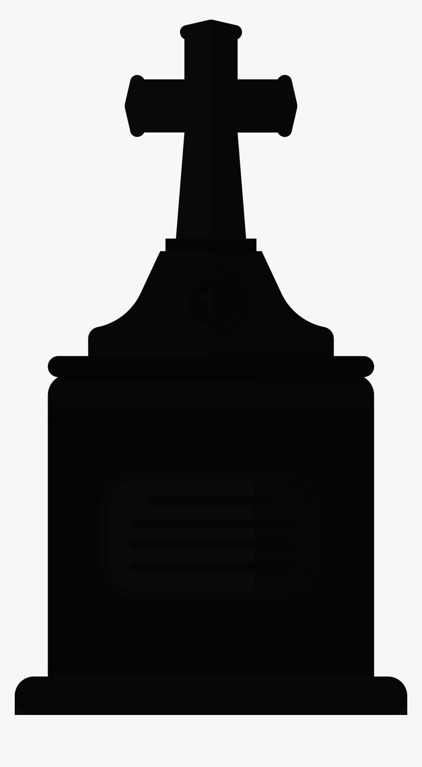Headstone Silhouette At Getdrawings - Gravestone Grave Silhouette, HD Png Download, Free Download