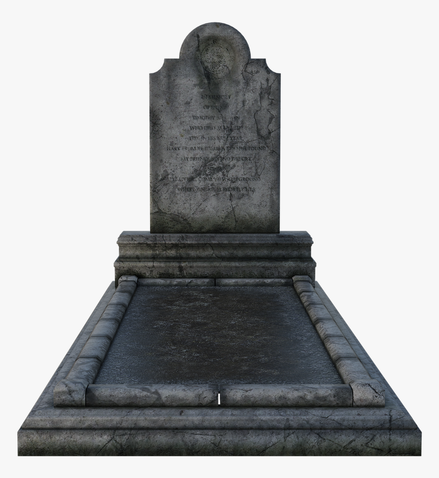 Grave, Stone, Graveyard, Tombstone, Funeral, Tomb - Headstone Png, Transparent Png, Free Download