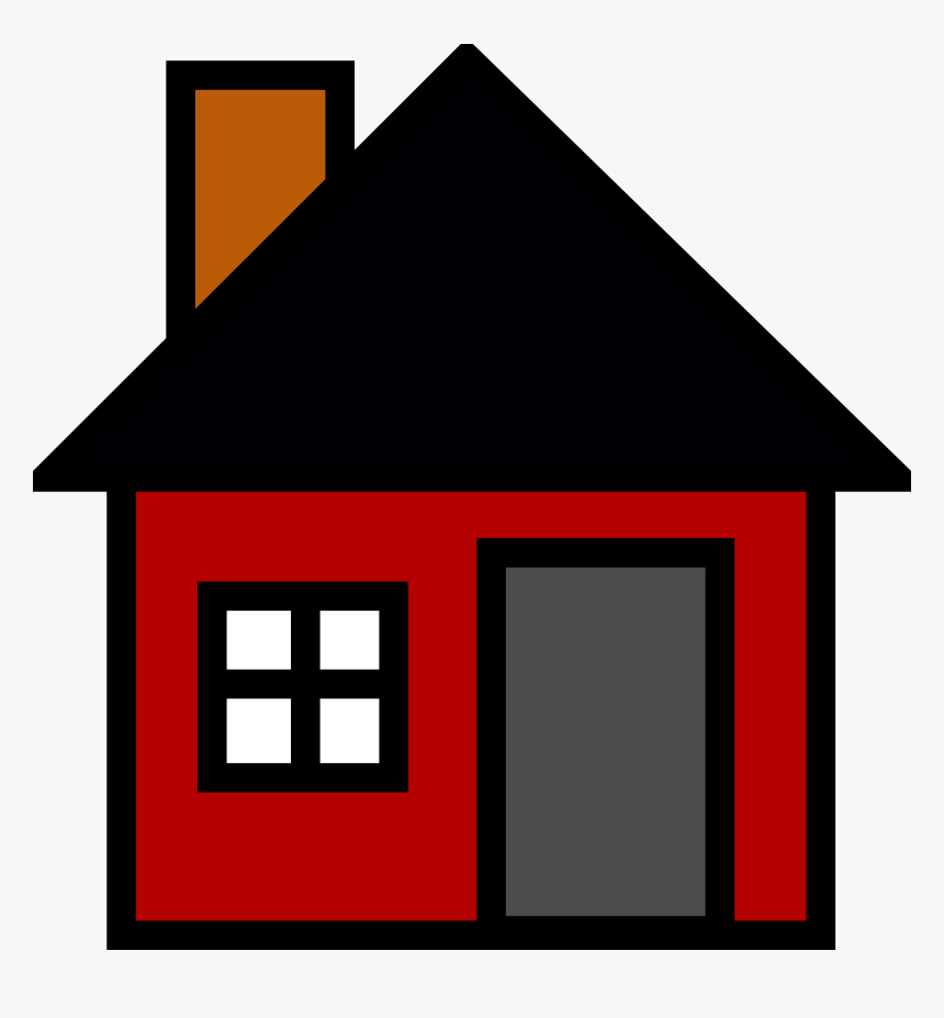 Small Red House Icon Svg Clip Arts - House Clipart, HD Png Download, Free Download