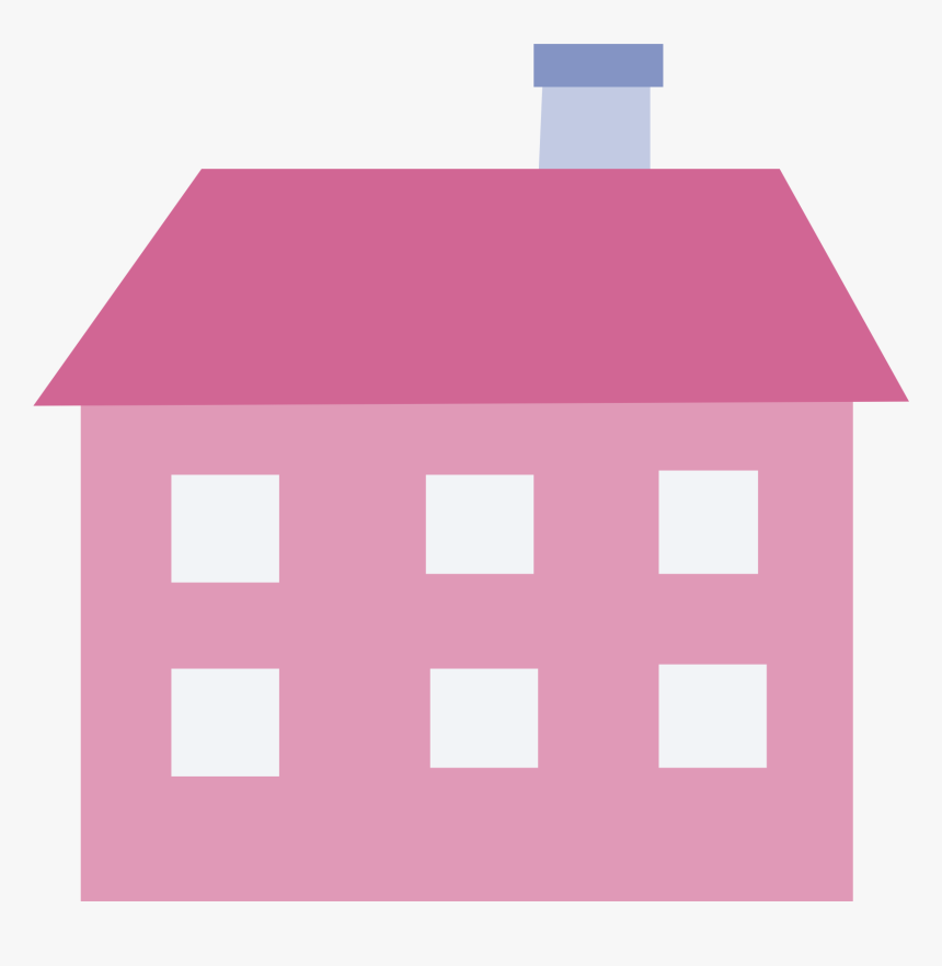 Pink House Icon Png Clipart , Png Download - Clipart Pink House, Transparent Png, Free Download