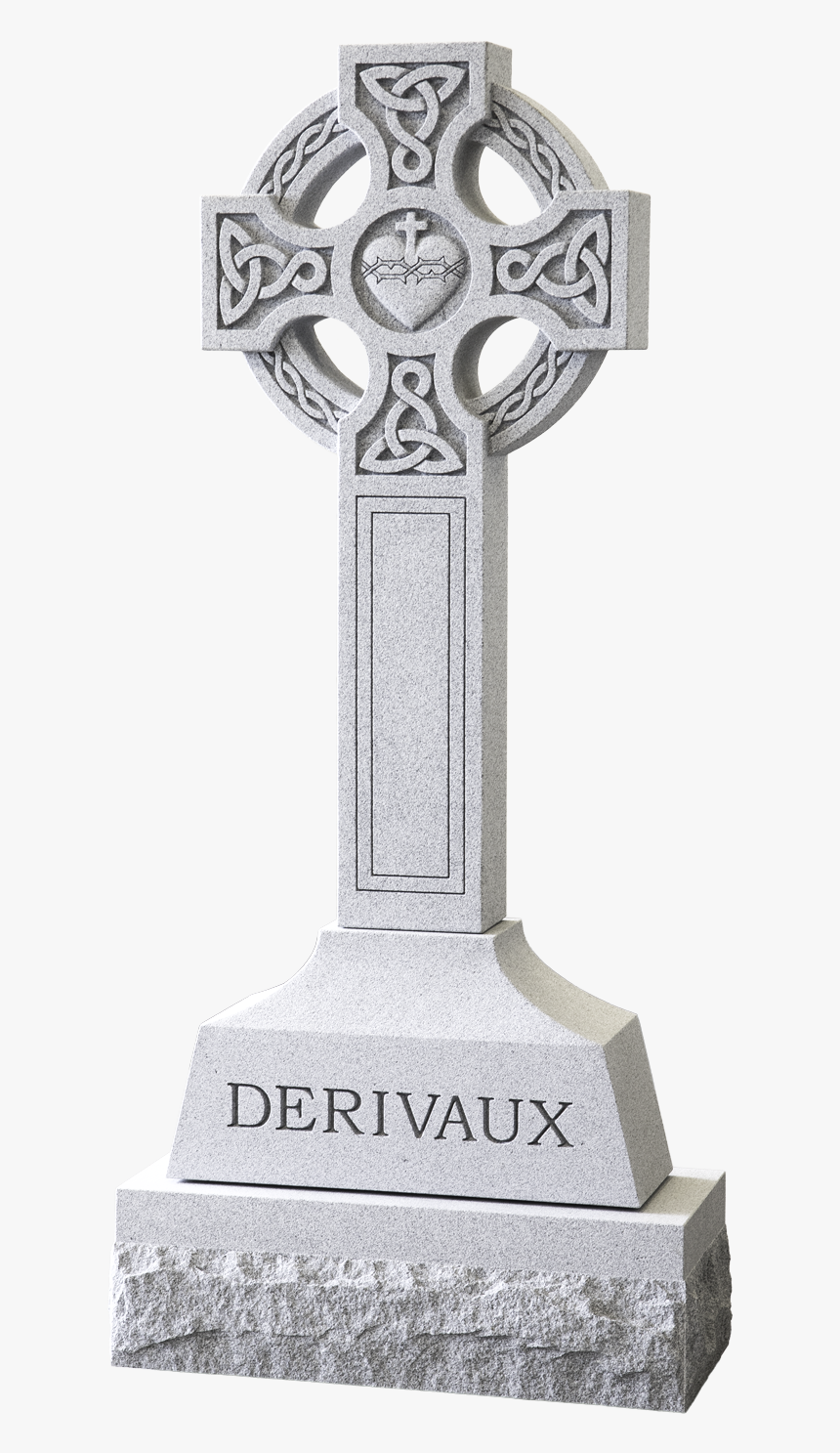 Cross Tombstone - Basic Celtic Crosses Headstone, HD Png Download, Free Download