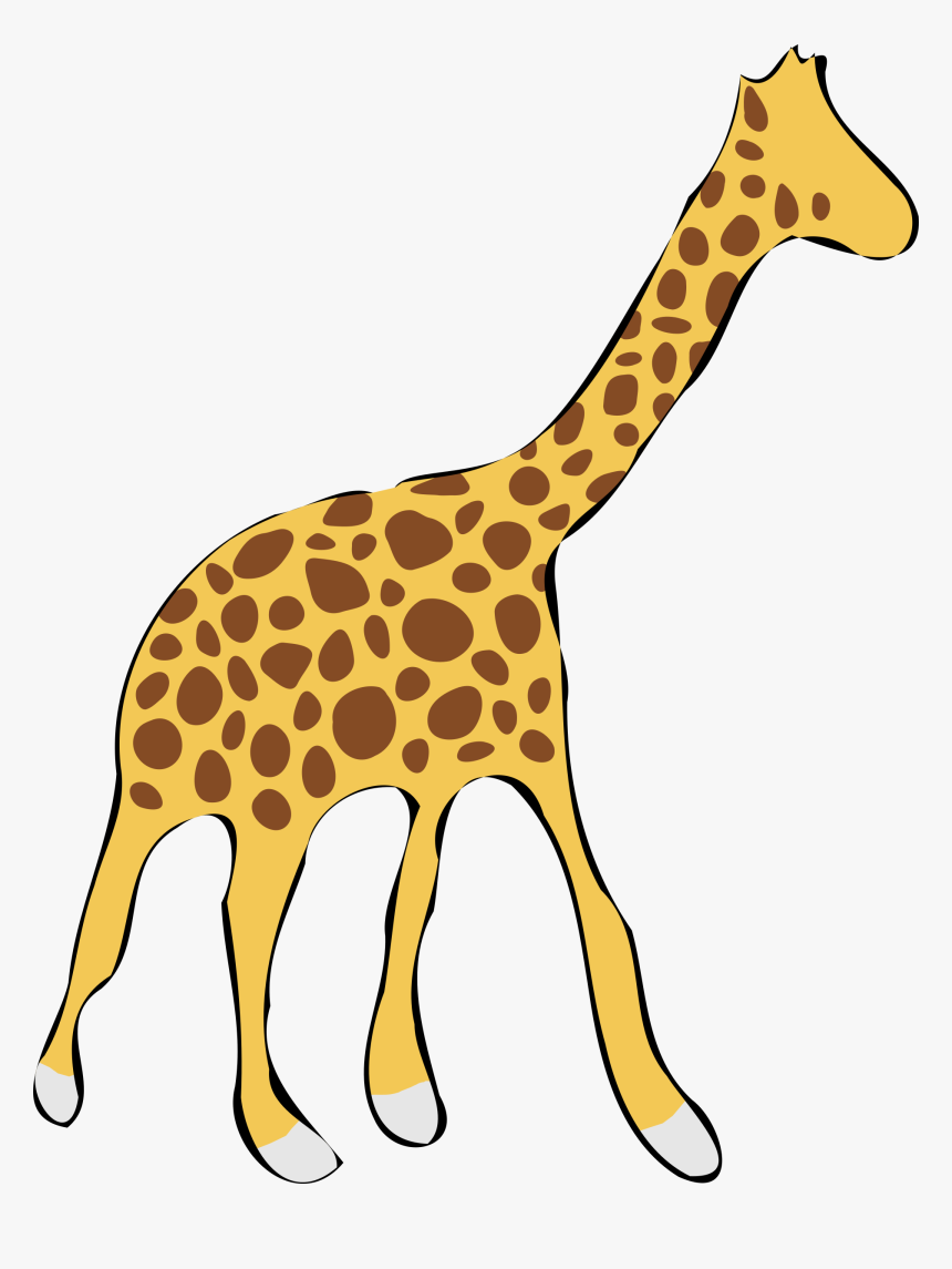 Giraffe Svg Clip Arts - Giraffe Free Clipart, HD Png Download, Free Download