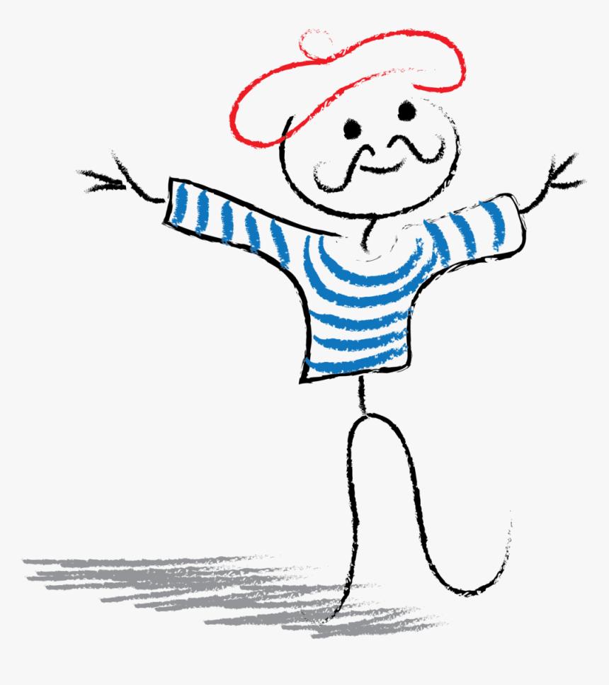Ptitbonhomme - Cartoon French Teacher, HD Png Download, Free Download