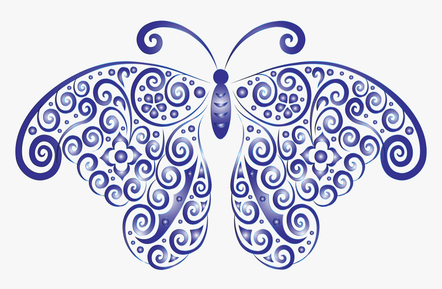 Art,symmetry,moths And Butterflies - Transparent Background Butterfly Design Png, Png Download, Free Download