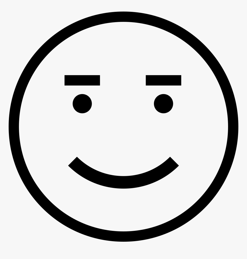Simple Smiley Face Clip Arts - Happy Face Drawing Simple, HD Png Download, Free Download