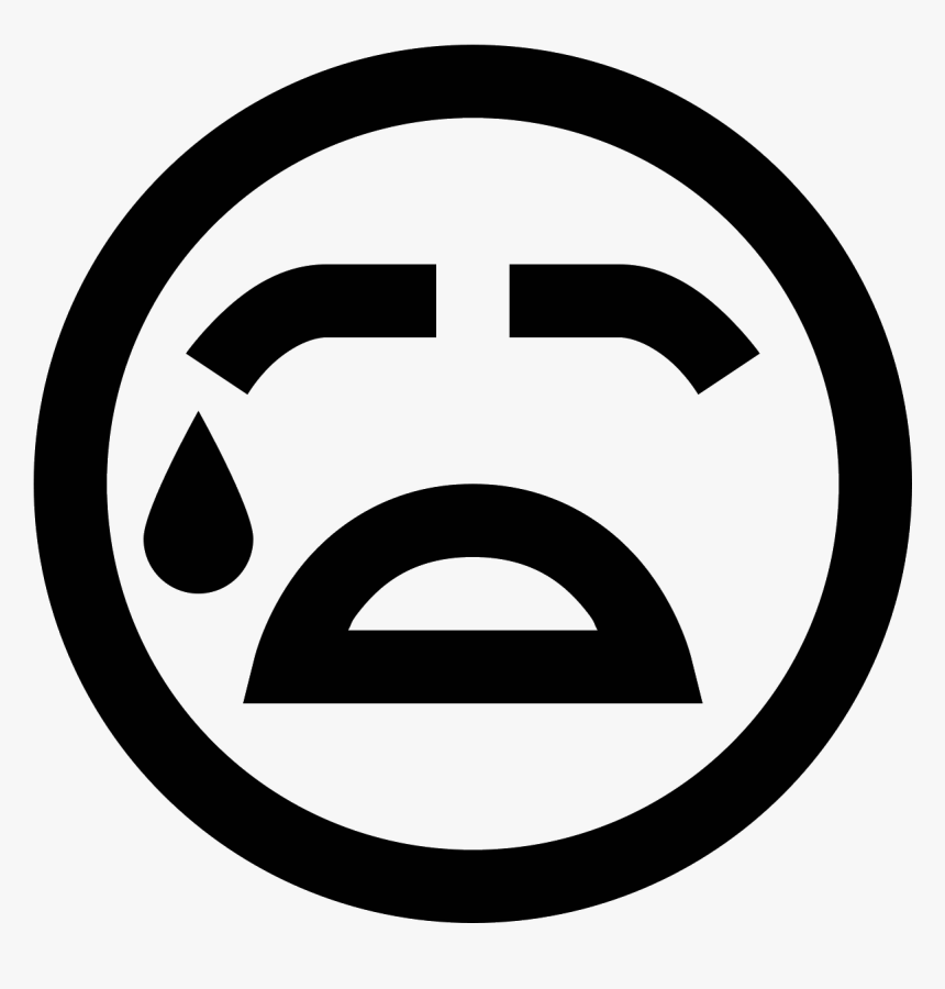 It Is A Smiley Face Crying - Crying Icon Png, Transparent Png, Free Download