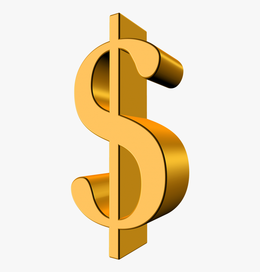 Gold Dollar Png Transparent Image - Cross, Png Download, Free Download