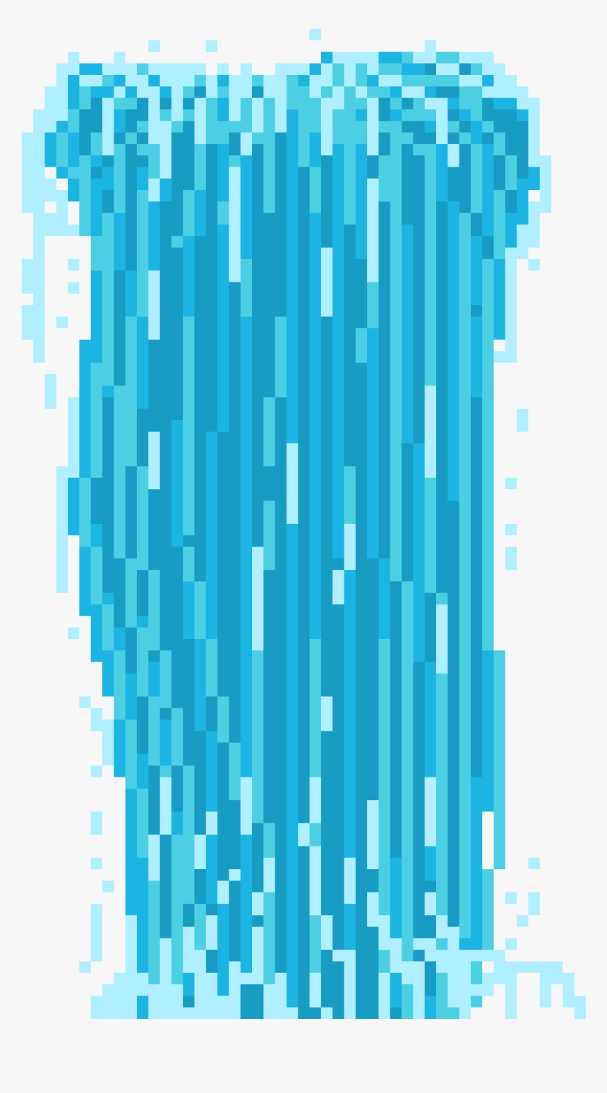 Waterfall Pixel Art Animation, HD Png Download, Free Download