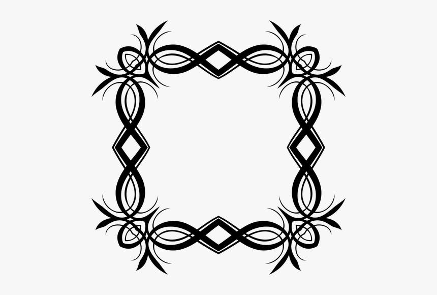 Decorative Frame - Drawing, HD Png Download, Free Download