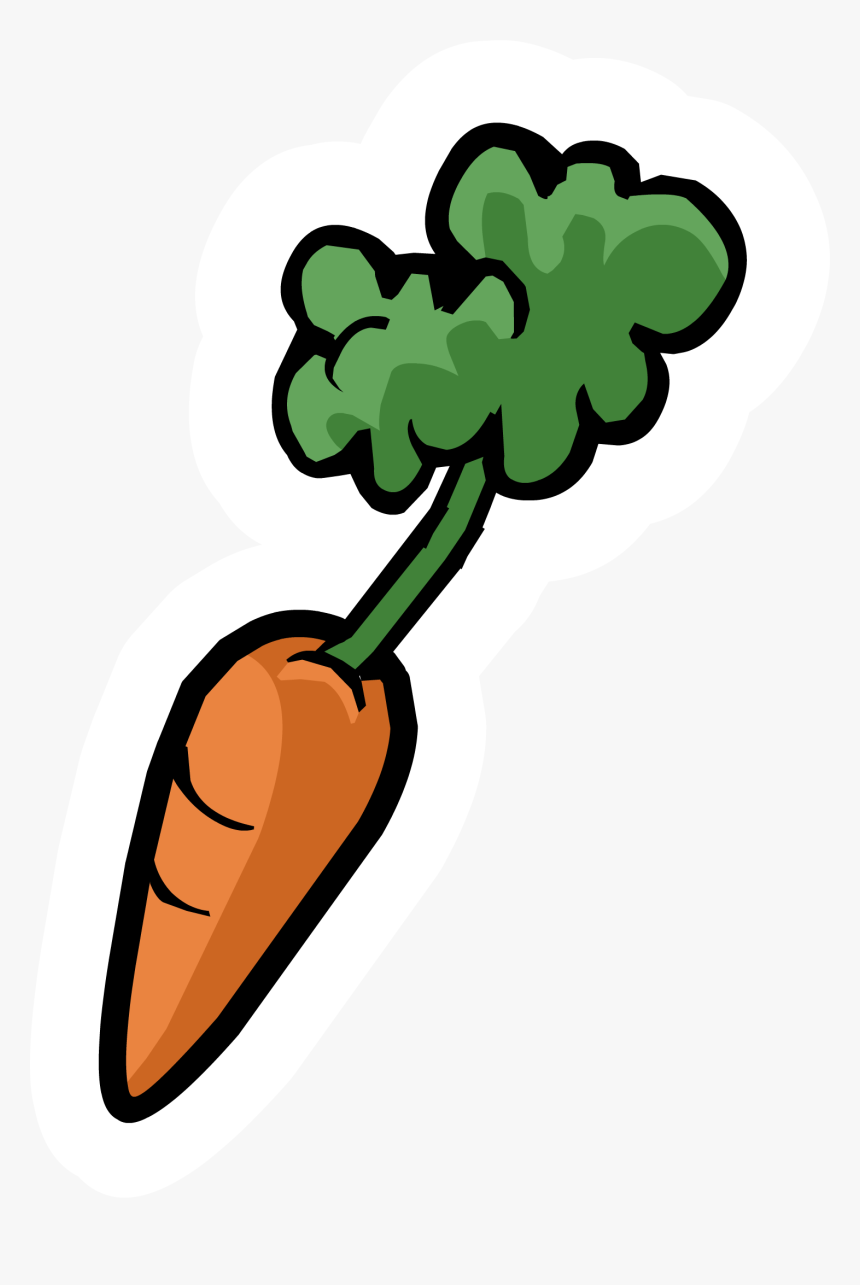 Carrots Png Ground Clipart - Club Penguin Carrot Pin, Transparent Png, Free Download
