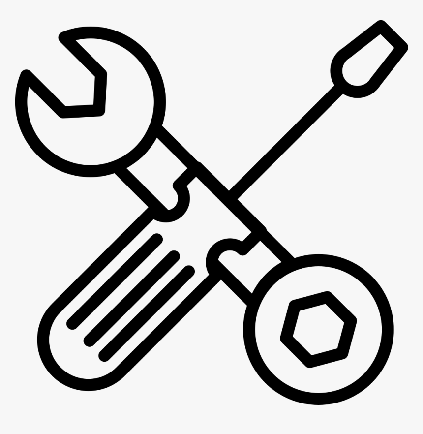 Screwdriver Clipart Hand Tool - Tool Outline Icon Png, Transparent Png, Free Download