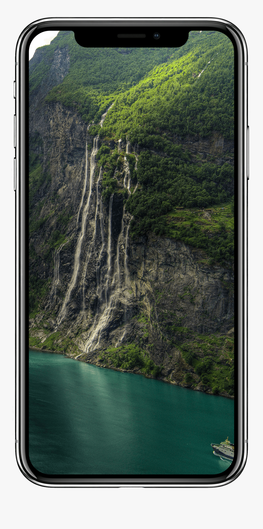 Transparent Fjord Clipart - Geirangerfjord, Seven Sisters Waterfall, HD Png Download, Free Download