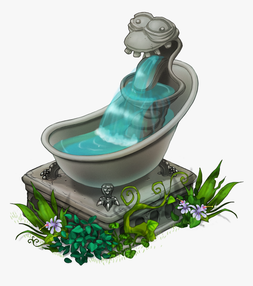 Water Feature Cartoon Png, Transparent Png, Free Download