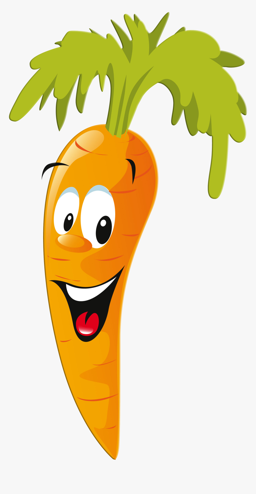 Cucumber Clipart Carrot - Cartoon Veggies, HD Png Download, Free Download