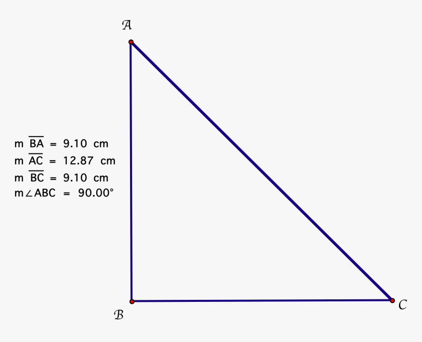 Right Triangle - Right Triangle Not Isosceles, HD Png Download, Free Download