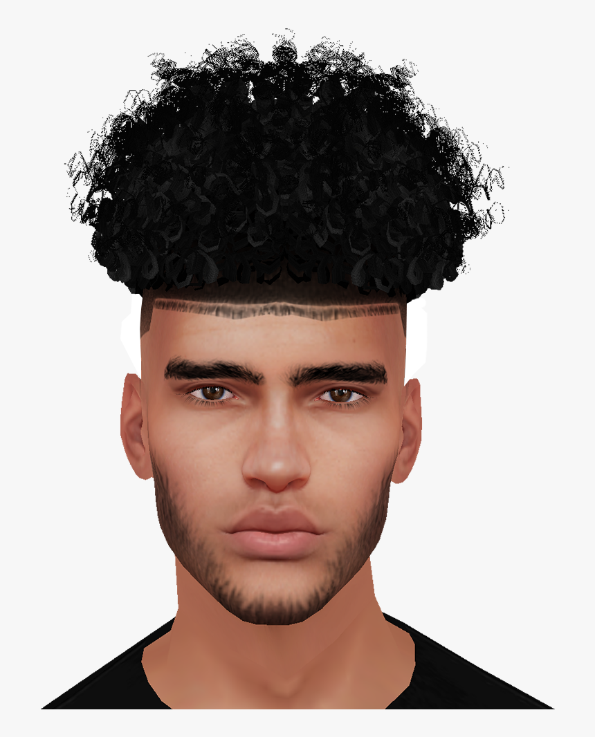 Transparent Hair Texture Png - Imvu Realistic Male Avatar, Png Download, Free Download