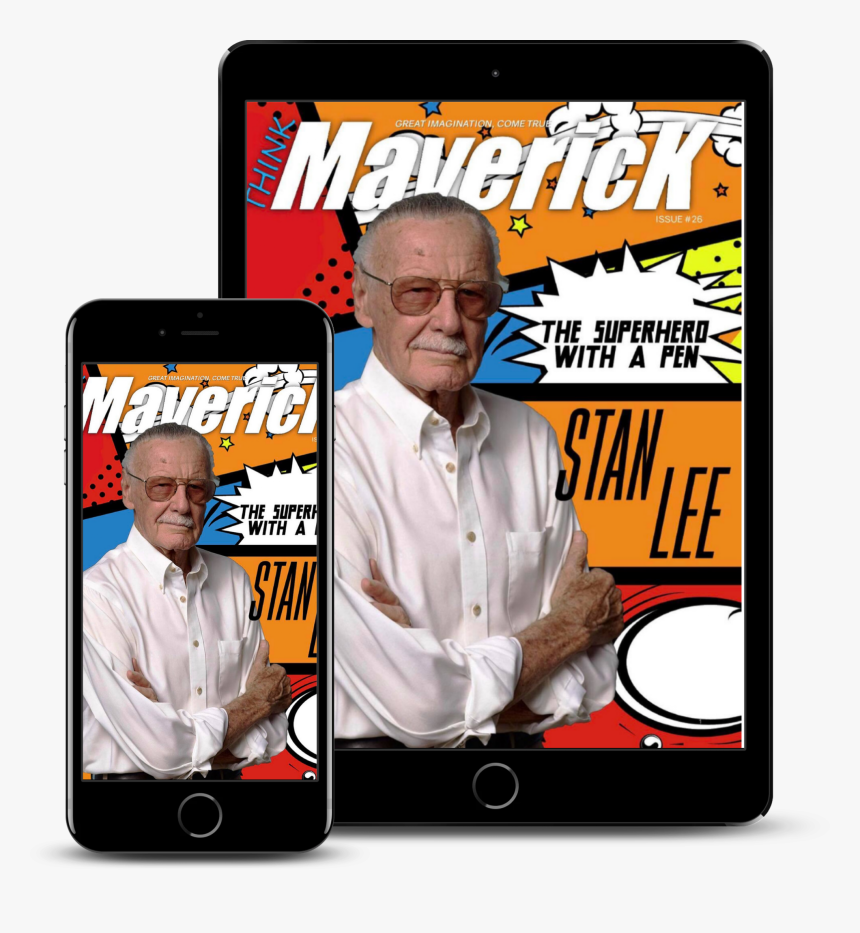 Remembering Stan Lee - Mobile Phone, HD Png Download, Free Download