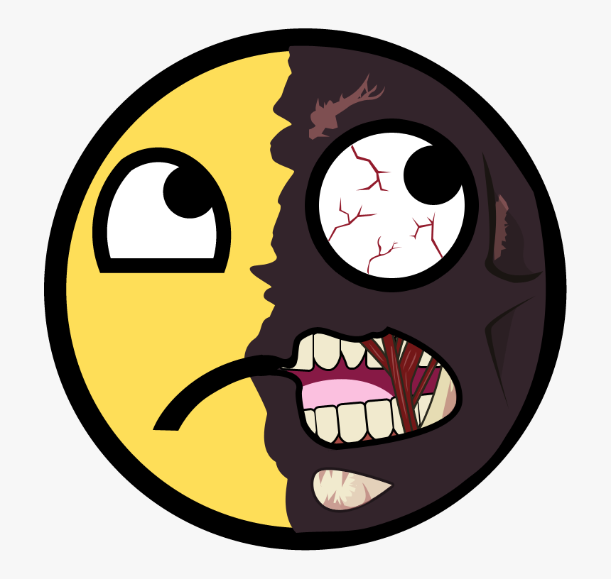 Smiley Two Face T Shirt Emoticon - Open Mouth Happy Face, HD Png Download, Free Download