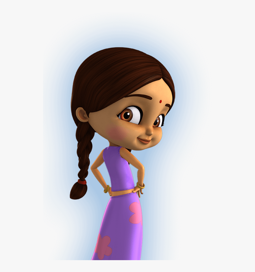 Chutki - Chutki Girl Cartoon Png, Transparent Png, Free Download