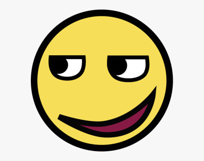 Face Emoticon Yellow Facial Expression Smile Smiley - Awesome Face Emoticon Png, Transparent Png, Free Download