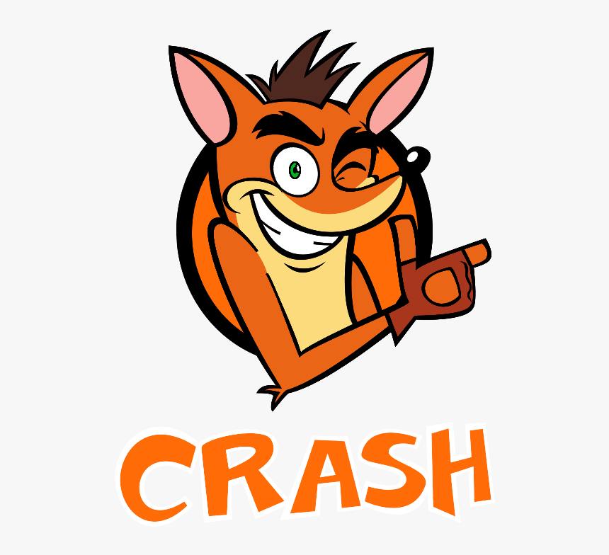 Crash Bandicoot - Png Crash Bandicoot Face, Transparent Png, Free Download