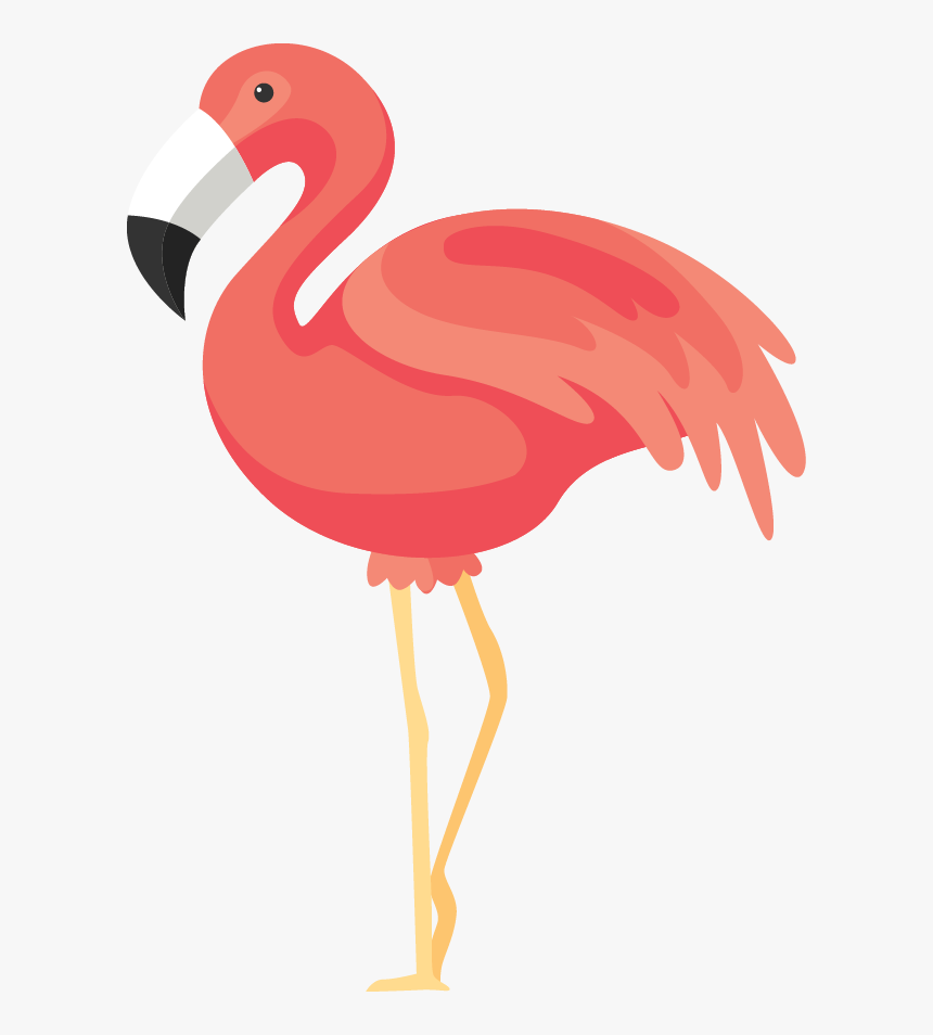 Flamingos Rendering Icon - Flamingo With Flowers Clipart, HD Png Download, Free Download