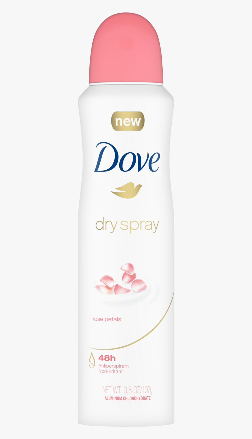 Dove Dry Spray Antiperspirant Deodorant Rose Petals - Dove, HD Png Download, Free Download