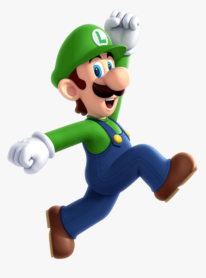 Luigi Png Image - Transparent Transparent Background Game Characters, Png Download, Free Download