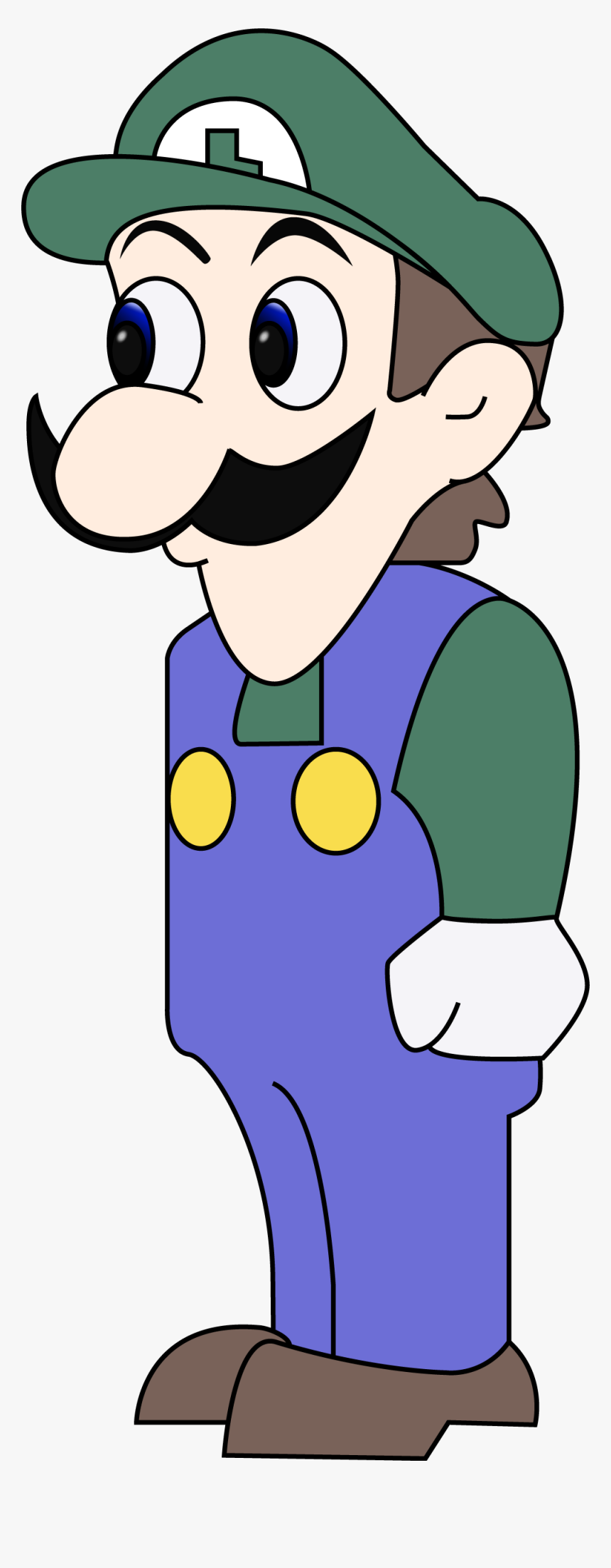 Weegee Luigi Png - Weegee Meme, Transparent Png, Free Download