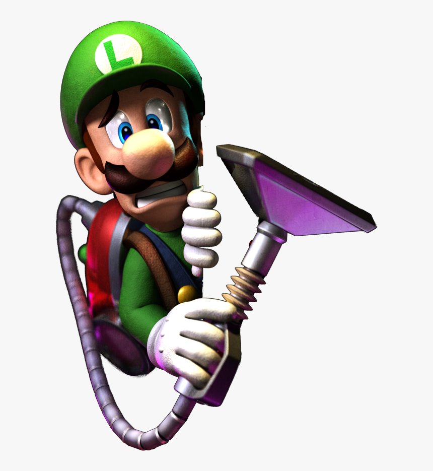 Luigi-transparent - Luigi Luigi's Mansion, HD Png Download, Free Download