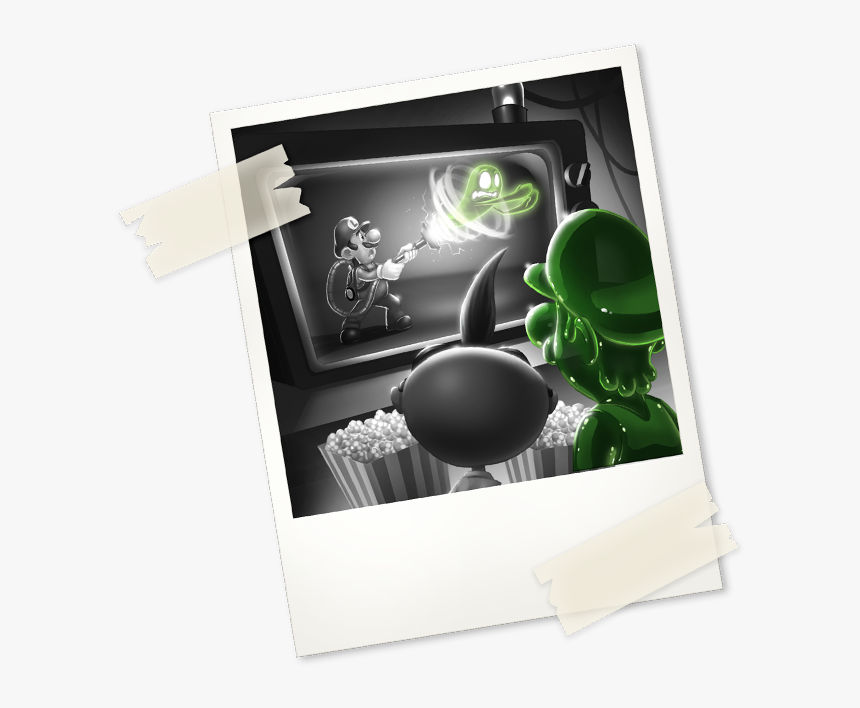 In Order To Teach Goo, Now In The Form Of Luigi, - Luigis Mansion 3 Ghost, HD Png Download, Free Download