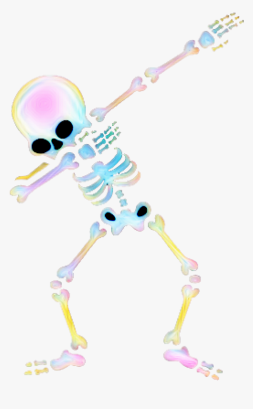 #skeleton #dab #dabbing #freetoedit #ftefunnyskeletons - Dabbing Skeleton Transparent Background, HD Png Download, Free Download