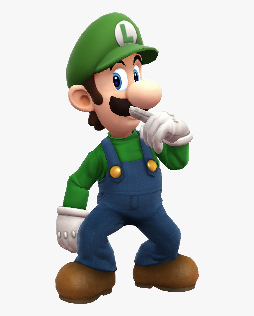 Luigi - Smash Bros Luigi Png, Transparent Png, Free Download