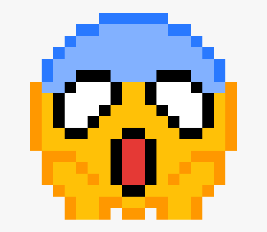 Pixel Art Emoji Faces Clipart , Png Download - Emoji Minecraft Pixel Art, Transparent Png, Free Download