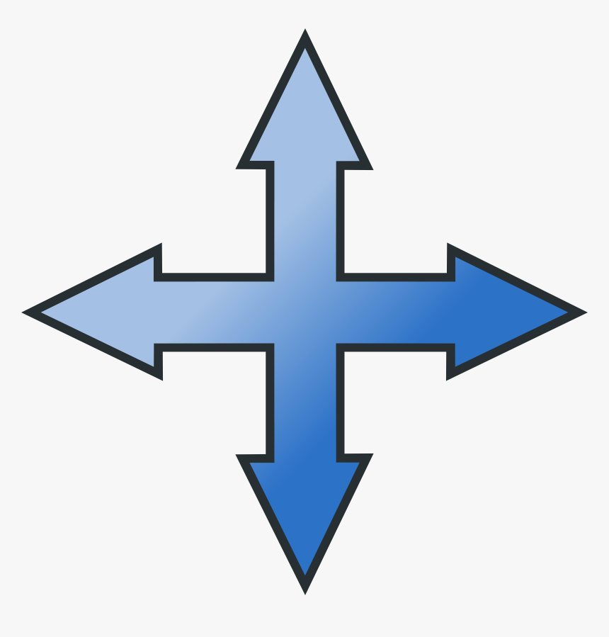 Move Or Resize Arrow Icon - Arrow Icon Move, HD Png Download, Free Download