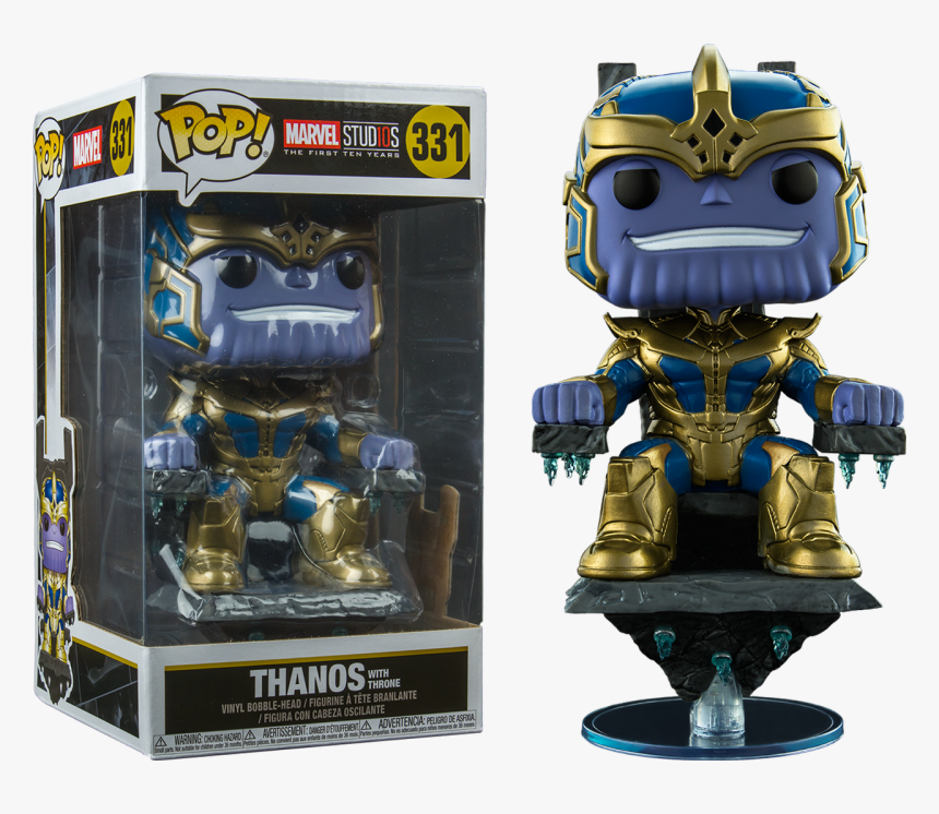 The First Ten Years - Thanos On Throne Funko, HD Png Download, Free Download