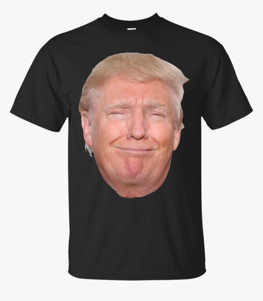 Donald Trump Head Funny Smiling Face T-shirt - Sugar Skull Green Bay, HD Png Download, Free Download